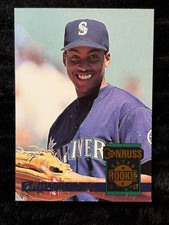 1994 Donruss Marc Newfield Rated Rookie Baseball Card Mariners #28