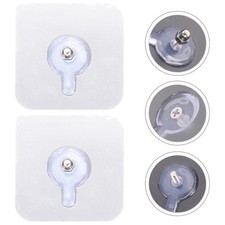 No Drill Self Adhesive Screw Hooks Nails for Photo Frame Hanging