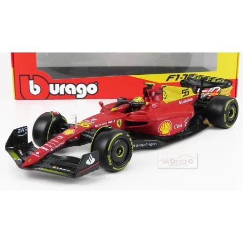 1:18 BURAGO Ferrari F1-75 #55 Monza Gp Italy 2022 Carlos Sainz BU16811SA-MONZA - Immagine 2 di 4