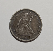 1876 20C Seated Liberty Twenty Cent Piece
