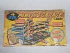Vintage Marx 4 Level Parking Garage 1950s Tin Toy w/ Box Cars Near Complete
