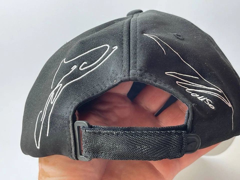 McLaren Honda Formula 1 Cap #14 #22 Adjustable Black White Hat Team Alonso Butto - Image 4 of 4