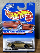 1998 Hot Wheels First Editions 16 Of 40 Iroc Firebird Red Card Momc True Value