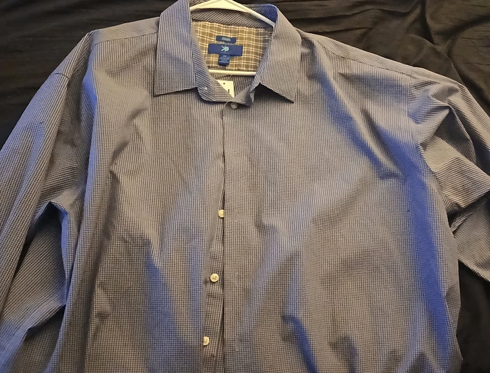 EGARA Mens Long Sleeve Button Down Shirt Size 3XL new with tags MSRP $104 - Image 3 of 4