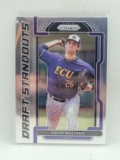 Gavin Williams 2021 Panini Prizm Baseball Draft Standouts Rookie #DSGW NrMt
