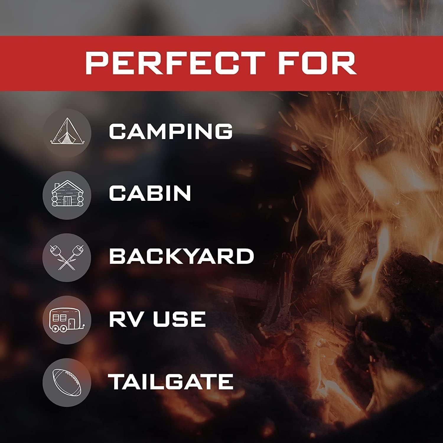 Dragonfire by Coleman Log Grabber 40" Long Fire Pit Tong w/ Durable Steel Shaft