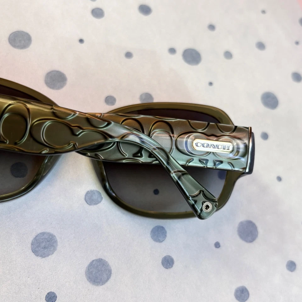 Coach Women Olive Sunglasses Glasses Frame Odessa S822 w Original Case 58-15 125 - Image 4 of 4