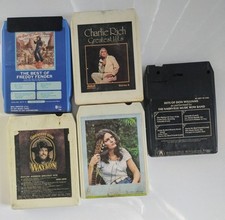Lot Of 5 Country 8 Track Tapes Untested