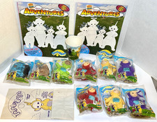 Burger King Teletubbies Clip-On Beanbags Puppets Comp Set 6 3 Dups Advertments
