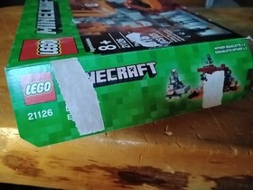  LEGO 21126 Minecraft Box, Manuals, and 2 Swords Only 