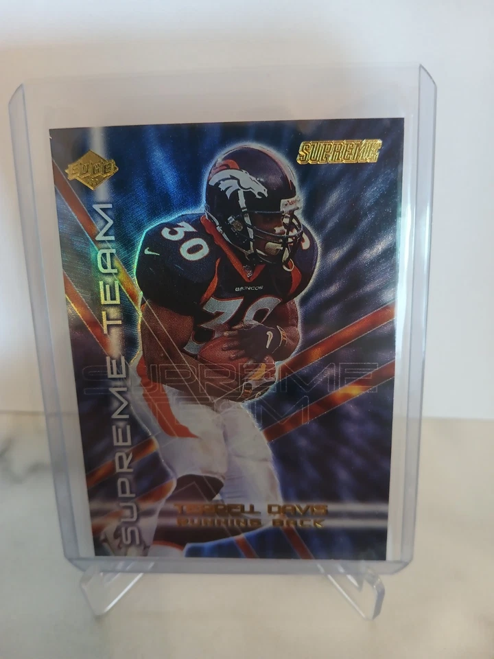 Terrell Davis Denver Broncos 2000 Collector's Edge Supreme Team Insert #ST13 - Image 2 of 3