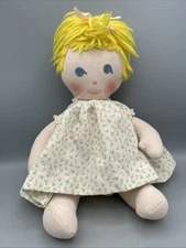 Vintage Madame Alexander Cloth Doll MUFFIN 14" w/Floral Dress
