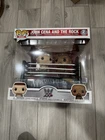 Funko Pop! WWE 2 Pack John Cena The Rock Wrestlemania Ring Vinyl Figures  2021