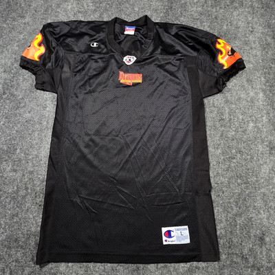 Men s Champion NY Dragons Hamm AFL Arena Football Jersey Sz L Authentic Athletic