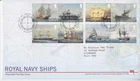 GB ROYAL MAIL FDC FIRST DAY COVER STAMP SET 2019 ROYAL NAVY SHIPS PORTSMOUTH