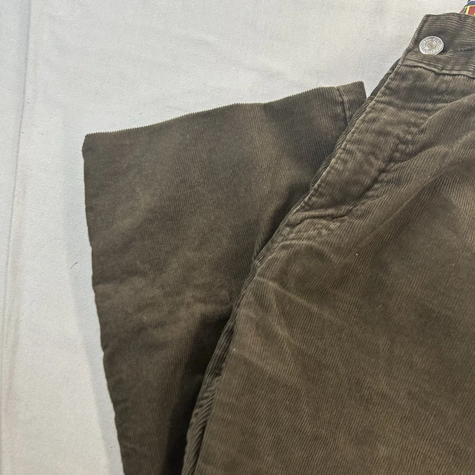 Pantalones de pana Levi’s para hombre 549 bajos sueltos calce recto 36x25 marrón Foto 2 de 4