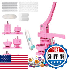 Mecolour Button Maker Machine Multiple Sizes 1.261.732.28 Inch Pin Maker