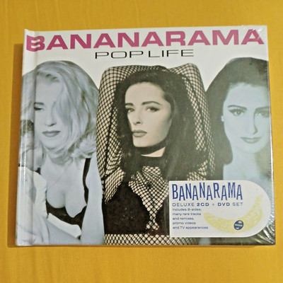 BANANARAMA ''POP LIFE'' DELUXE CD/DVD SET (2013). EDSEL. FACTORY SEALED.