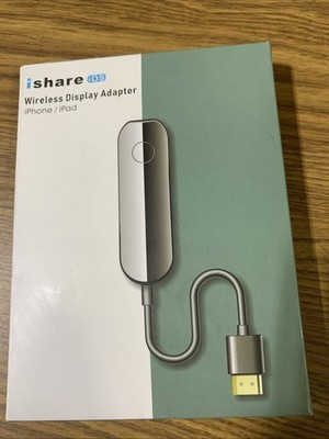iShare iOS Wireless HDMI Display Adapter for iPhone, Streaming Mirroring Device