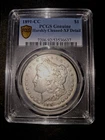 1891-CC Carson City Morgan Silver PCGS Details Cleaned
