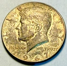 1967-P Kennedy Half Dollar 40% Silver Coin 50c Philadelphia Mint Circulated