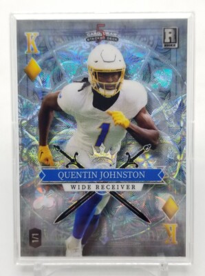 2023 Wild Card 5 Card Draw QUENTIN JOHNSTON Stacked Deck 1/1 King of Diamonds RC
