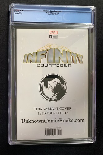 Infinity Countdown #1 Captain Marvel Virgin Variant CGC 9,8 - Imagen 2 de 2