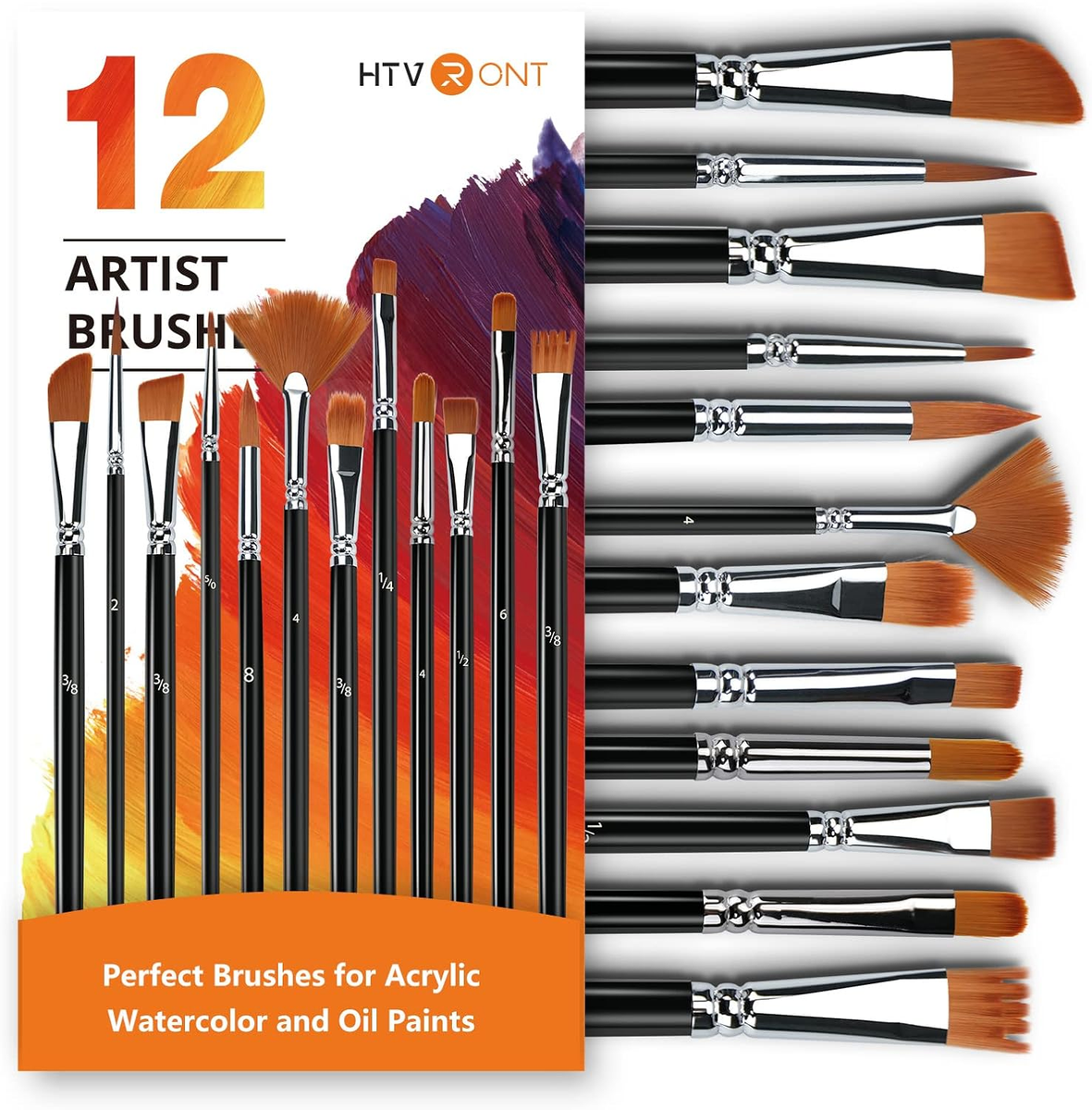 Pintura Acrílica Mejores Pinceles Para UÃ±as Acrilicas Juego De 12