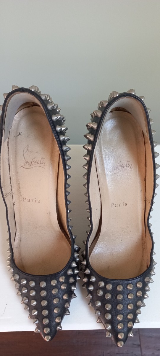 Christian Louboutin PIGALLE SPIKES ハイヒール CHRISTIAN LOUBOUTIN Pigalle Spikes Pumps in Black | Size
