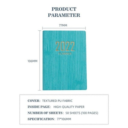 Notepad Daily Weekly Portable Pocket Planner School Supplies A7 Mini Notebook - Picture 3 of 20