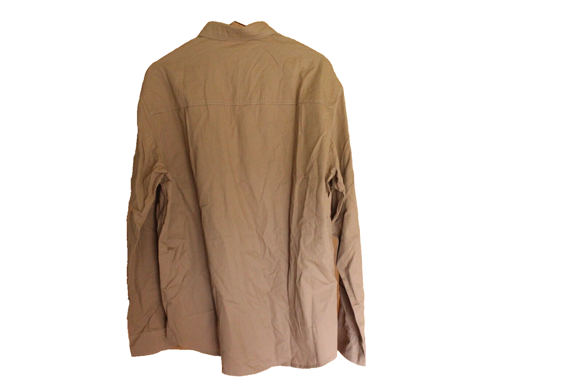 Outdoor Series Fallow Men's Khaki (Tan) Long Sleeve Shirt - XXL