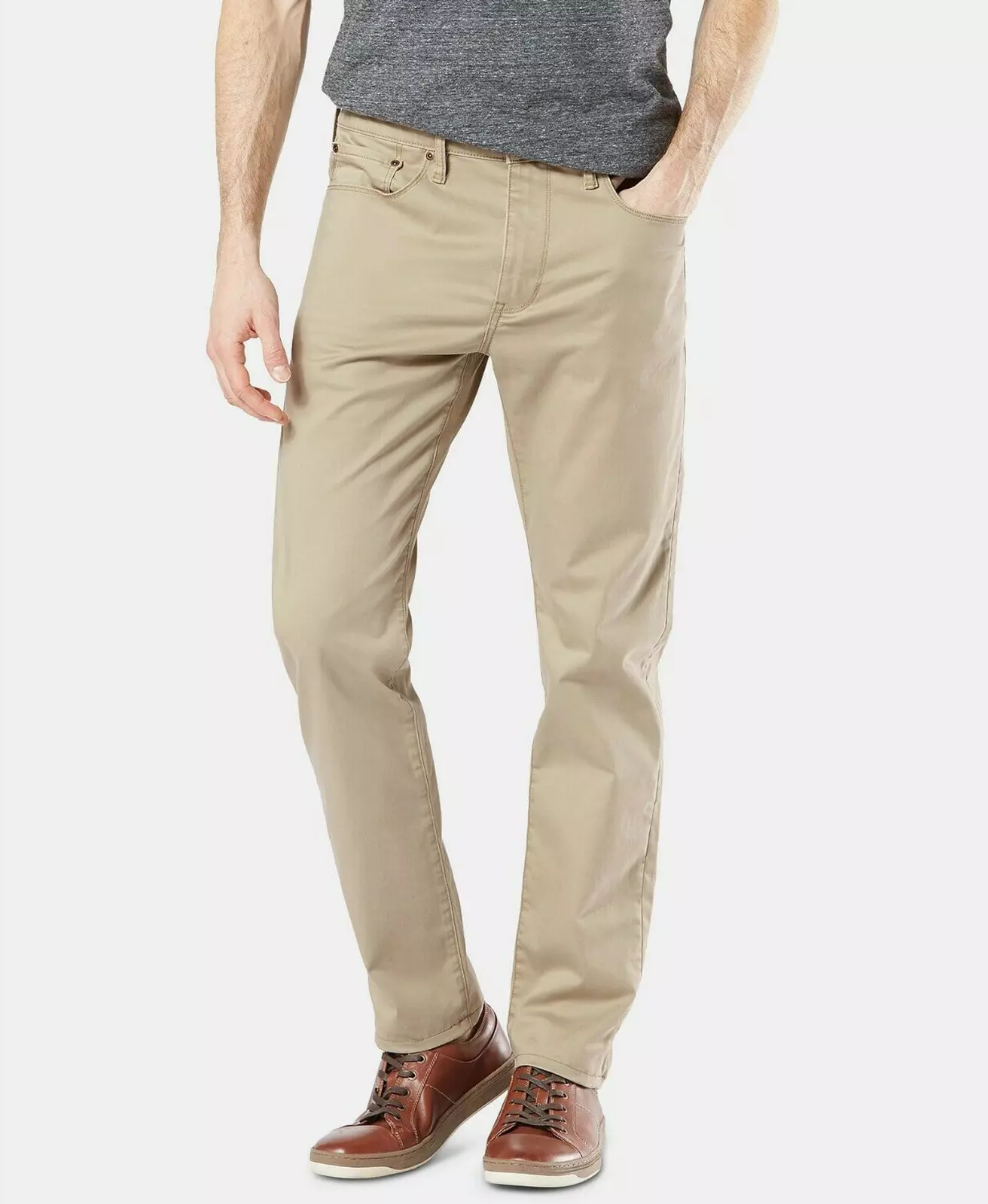 Dockers Men's Jean Cut Supreme Flex Pants Khaki Size 33X32