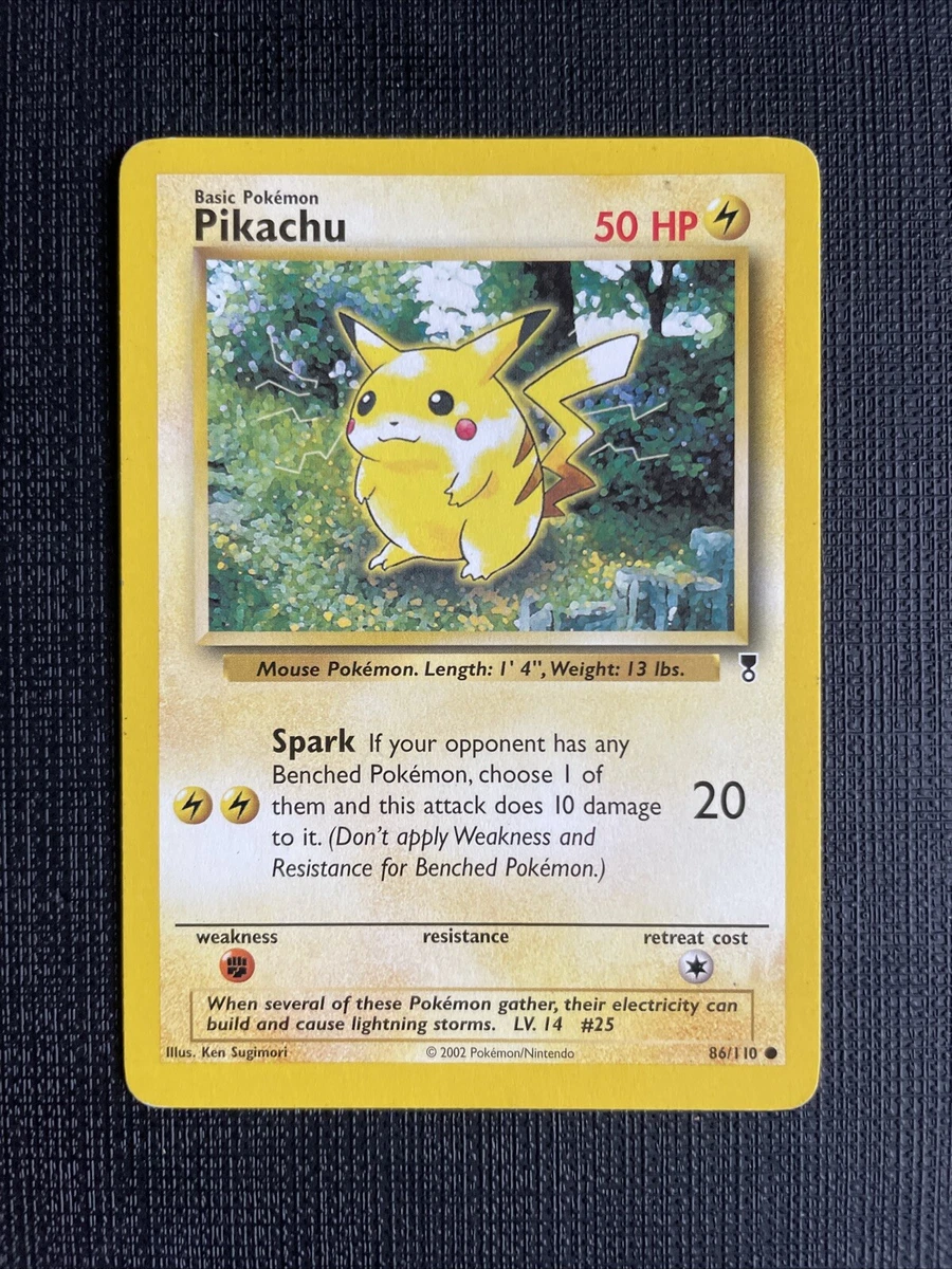 皮卡丘口袋妖怪TCG 传奇收藏个人收藏卡牌游戏卡| eBay