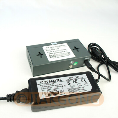 DSLRKIT 96watt ALL Gigabit 5 Ports 4 PoE+ Switch 802.3at af Power Over Ethernet