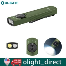 OLIGHT Arkfeld Pro 1300 Lumen Flat EDC Pocket Flashlight LED Light, UV and Laser