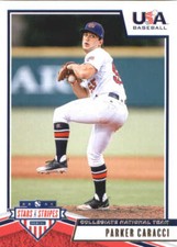 2019 Panini Stars and Stripes #21 Parker Caracci USA Collegiate National Team