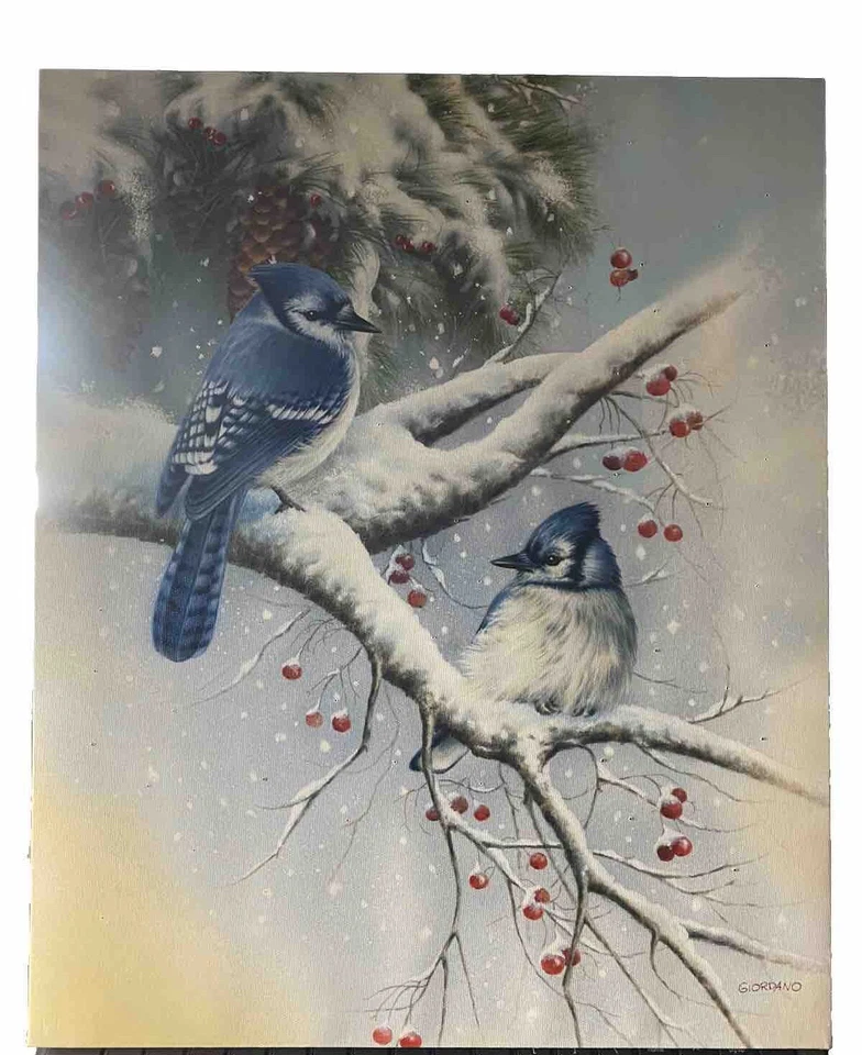 Lighted Canvas 17" x 14" - Blue Jays By GIORDANO - Image 3 of 4