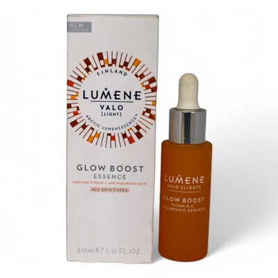 Lumene Valo Light Glow Boost Essence Vitamin C & Hyaluronic Acid 30ml 1oz