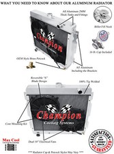 2 Row Dr Champion Radiator W 2 10 Fans For 1970 1971 1972 Dodge Dart Big Block