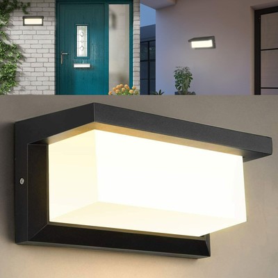 18W LED Außenleuchte Wandleuchte Außenlampe Flurlampe Gartenleuchte 6500K/3000K