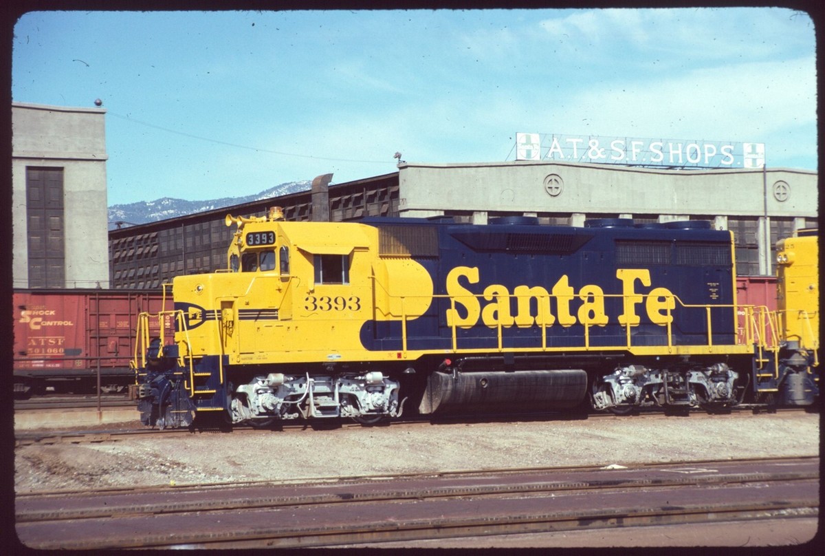Original Rail Slide - ATSF Santa Fe 3393 San Bernardino CA 2-25