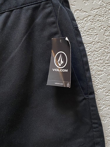 Volcum Vmonty Shorts Black Size 29 New With Tag - Picture 2 of 7