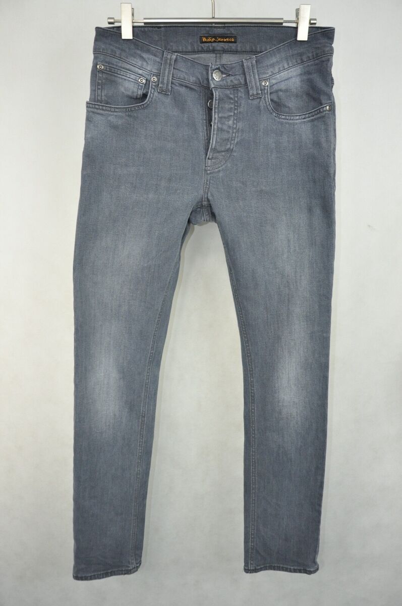 NUDIE JEANS GRIM TIM ORG. LIGHTER SHADE MEN'S JEANS size W30 NUDIE JEANS GRIM TIM ORG. LIGHTER SHADE MEN'S JEANS size W30