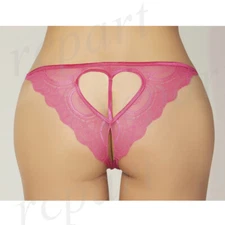 New women's lace panty sexy lingerie intimates gift S M L XL Pink 10836