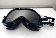 JULI Optic Ski Goggles Snowboard Snowmobile Adult Size Adjustable Padded Black