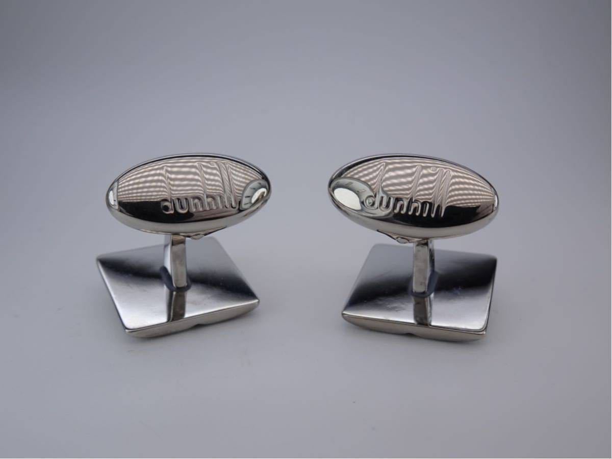 Dunhill 750 gold 18K Silver centerline square cufflinks Dunhill 750 gold 18K Silver centerline square cufflinks