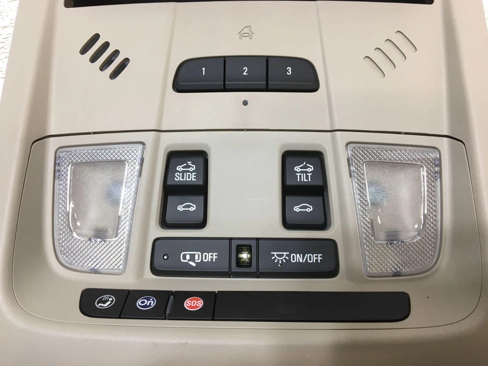 18 BUICK ENCLAVE console frontal teto solar xale - Imagem 3 de 3