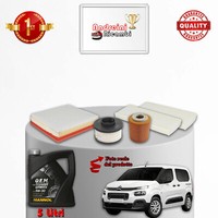 Set Service 4 Filter Und ÖL Citroen Berlingo Iii 1.5 Blue Hdi 96KW Von 2018->