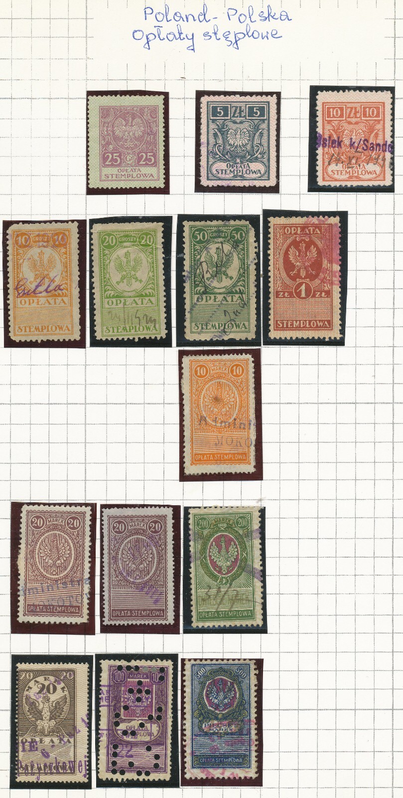 POLAND1922 REVENIE OPLATA STEPLOWA, eBay