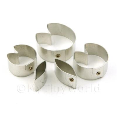 Set of 6 Metal Water Lilly Sugar Cutting Craft